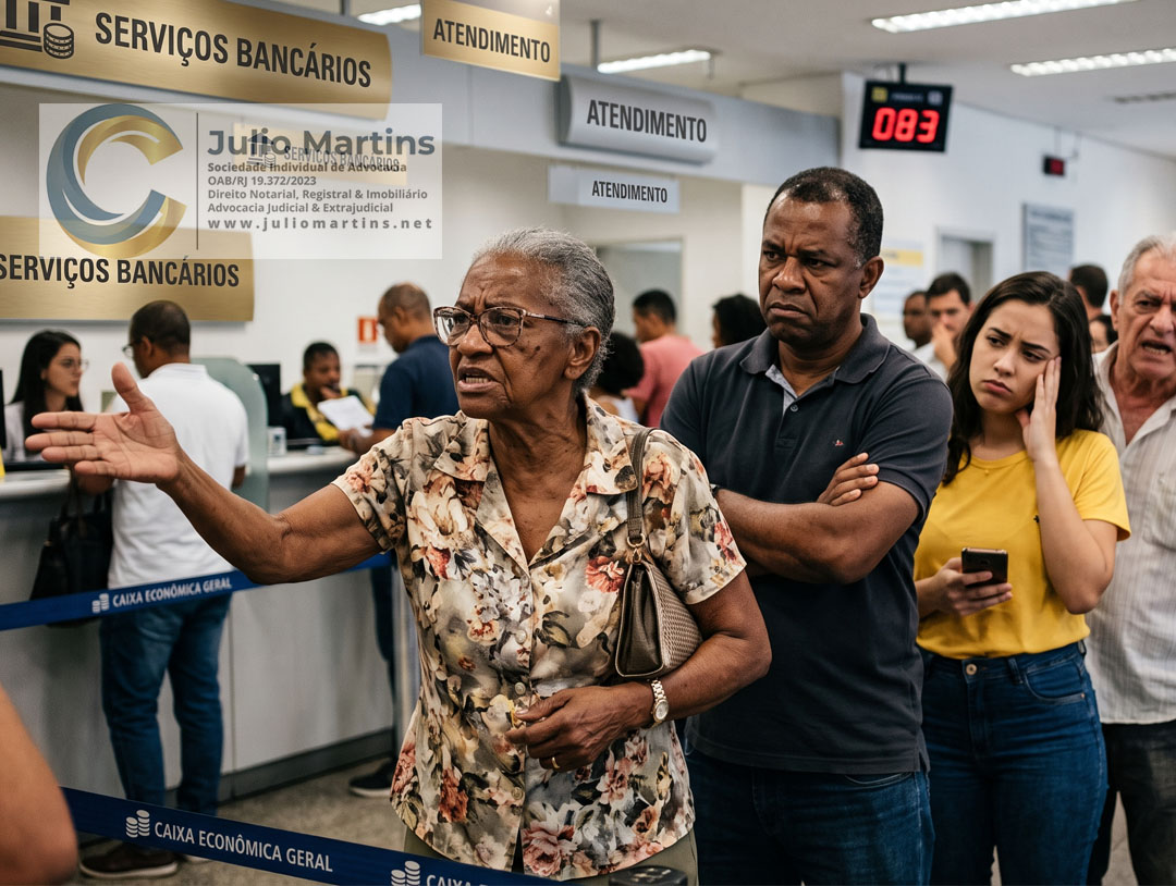 FILA DE BANCO DANO MORAL
